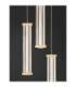 Pheme Cluster Pendant Ceiling Light Brushed Gold Triac Dimmable LED 13W 910lm 3000K-6
