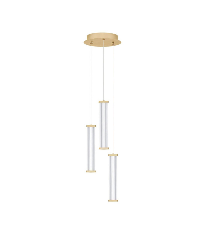 Pheme Cluster Pendant Ceiling Light Brushed Gold Triac Dimmable LED 13W 910lm 2700K-1