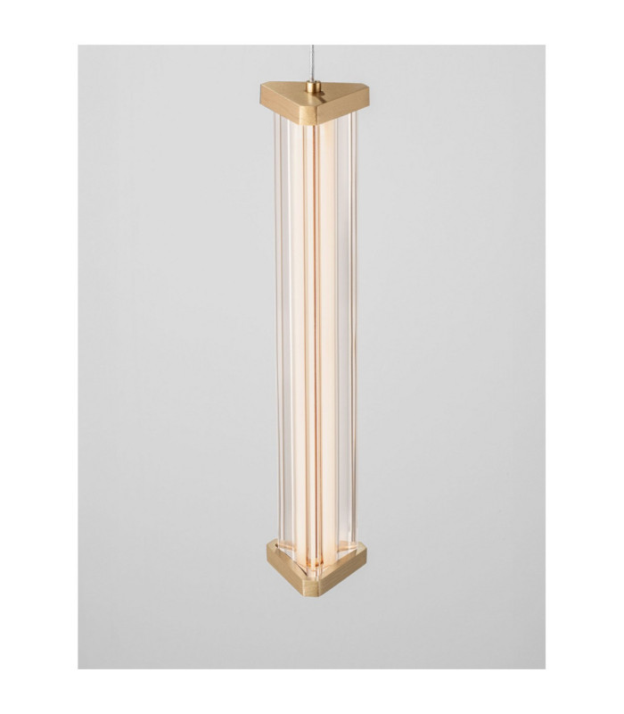 Pheme Cluster Pendant Ceiling Light Brushed Gold Triac Dimmable LED 13W 910lm 2700K-6