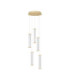 Pheme Cluster Pendant Ceiling Light Brushed Gold Triac Dimmable LED 21W 1470lm 3000K-1