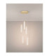 Pheme Cluster Pendant Ceiling Light Brushed Gold Triac Dimmable LED 21W 1470lm 3000K-4