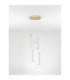 Pheme Cluster Pendant Ceiling Light Brushed Gold Triac Dimmable LED 21W 1470lm 2700K-3