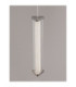 Pheme Slim Pendant Ceiling Light Matt Black Satin Nickel Triac Dimmable LED 6W 398lm 2700K-5