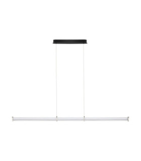 Pheme Bar Pendant Ceiling Light Matt Black Satin Nickel Triac Dimmable LED 21W 1470lm 3000K-1