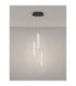 Pheme Cluster Pendant Ceiling Light Matt Black Satin Nickel Triac Dimmable LED 13W 910lm 3000K-4