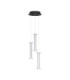 Pheme Cluster Pendant Ceiling Light Matt Black Satin Nickel Triac Dimmable LED 13W 910lm 2700K-1