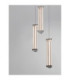 Pheme Cluster Pendant Ceiling Light Matt Black Satin Nickel Triac Dimmable LED 13W 910lm 2700K-5