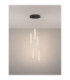 Pheme Cluster Pendant Ceiling Light Matt Black Satin Nickel Triac Dimmable LED 21W 1470lm 3000K-4