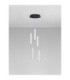 Pheme Cluster Pendant Ceiling Light Matt Black Satin Nickel Triac Dimmable LED 21W 1470lm 2700K-3