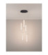Pheme Cluster Pendant Ceiling Light Matt Black Satin Nickel Triac Dimmable LED 21W 1470lm 2700K-4