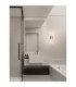 Pheme Bathroom Wall Lamp Matt Black Satin Nickel Triac Dimmable LED 7W 516lm IP44 3000K-2