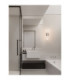 Pheme Bathroom Wall Lamp Matt Black Satin Nickel Triac Dimmable LED 7W 516lm IP44 2700K-6