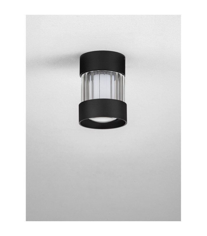 Glovia Surface Mounted Downlight Sandy Black Triac Dimmable LED 14W 913lm CCT 2700-3000K-3