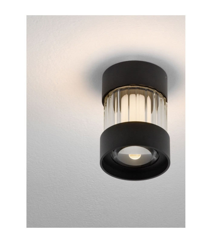 Glovia Surface Mounted Downlight Sandy Black Triac Dimmable LED 14W 913lm CCT 2700-3000K-6
