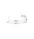 Glovia Bar Pendant Ceiling Light Sandy Black Triac Dimmable LED 27W 1890lm CCT 2700-3000K-9
