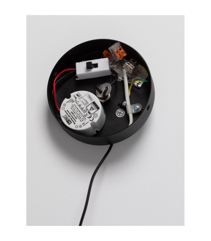 Glovia Slim Pendant Ceiling Light Sandy Black Triac Dimmable LED 14W 856lm CCT 2700-3000K-7