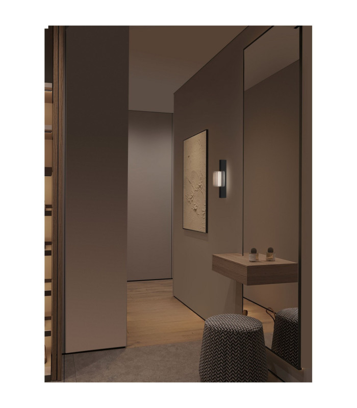 Glovia Integrated LED Wall Lamp Sandy Black Triac Dimmable LED 9W 458lm CCT 2700-3000K-2