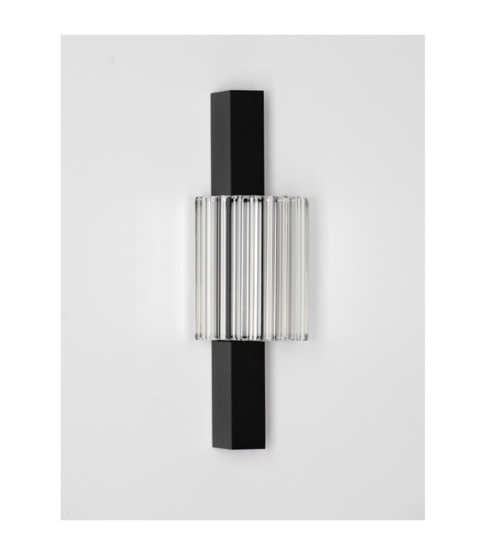 Glovia Integrated LED Wall Lamp Sandy Black Triac Dimmable LED 9W 458lm CCT 2700-3000K-5