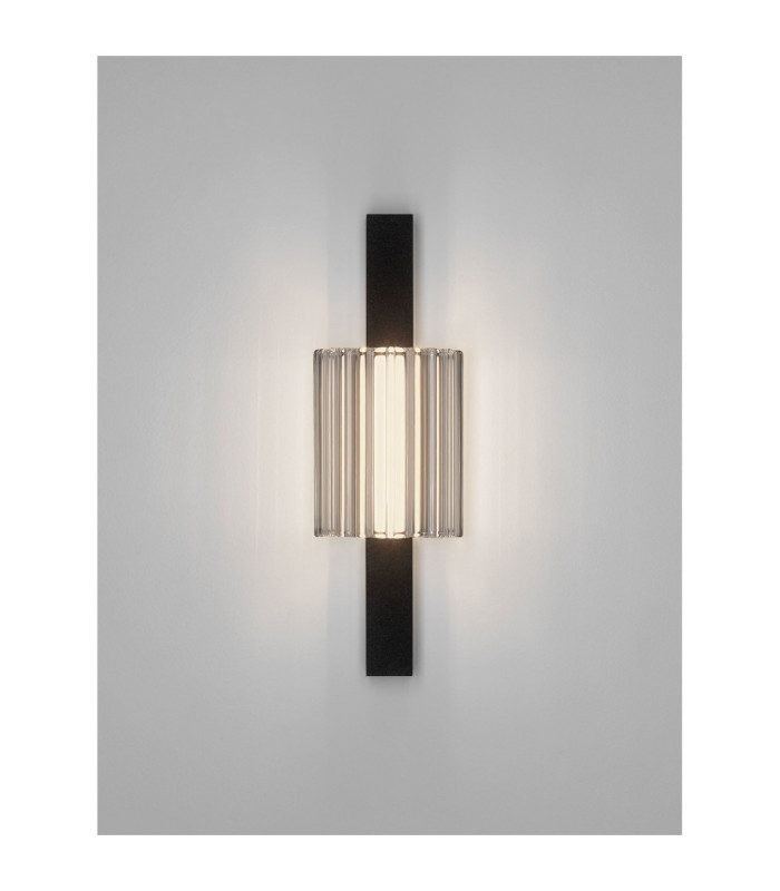 Glovia Integrated LED Wall Lamp Sandy Black Triac Dimmable LED 9W 458lm CCT 2700-3000K-6