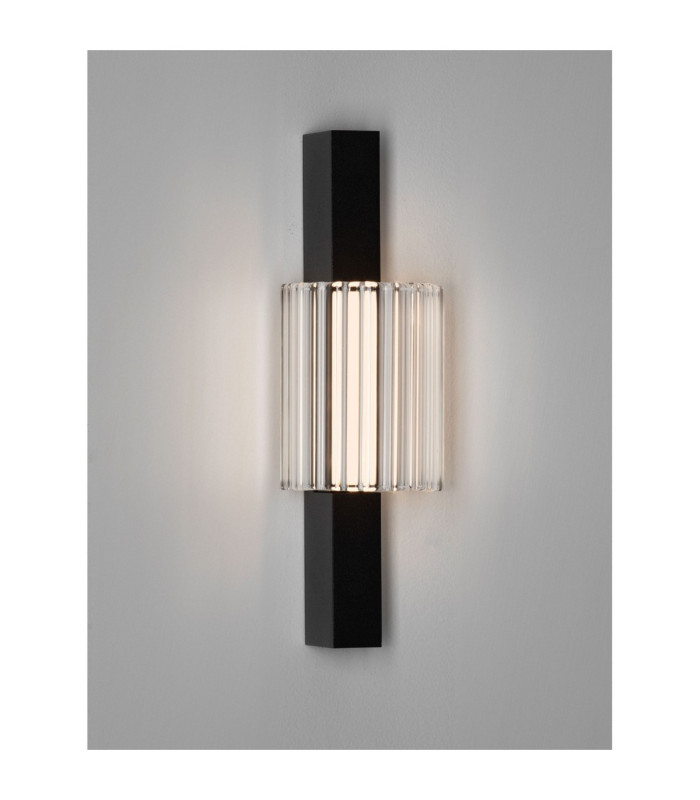 Glovia Integrated LED Wall Lamp Sandy Black Triac Dimmable LED 9W 458lm CCT 2700-3000K-7