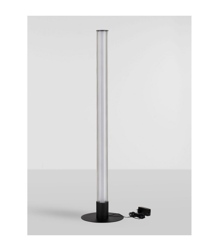 Glovia LED Integrated Floor Lamp Sandy Black Touch Dimmable LED 19W 971lm CCT 2700-3000K-3