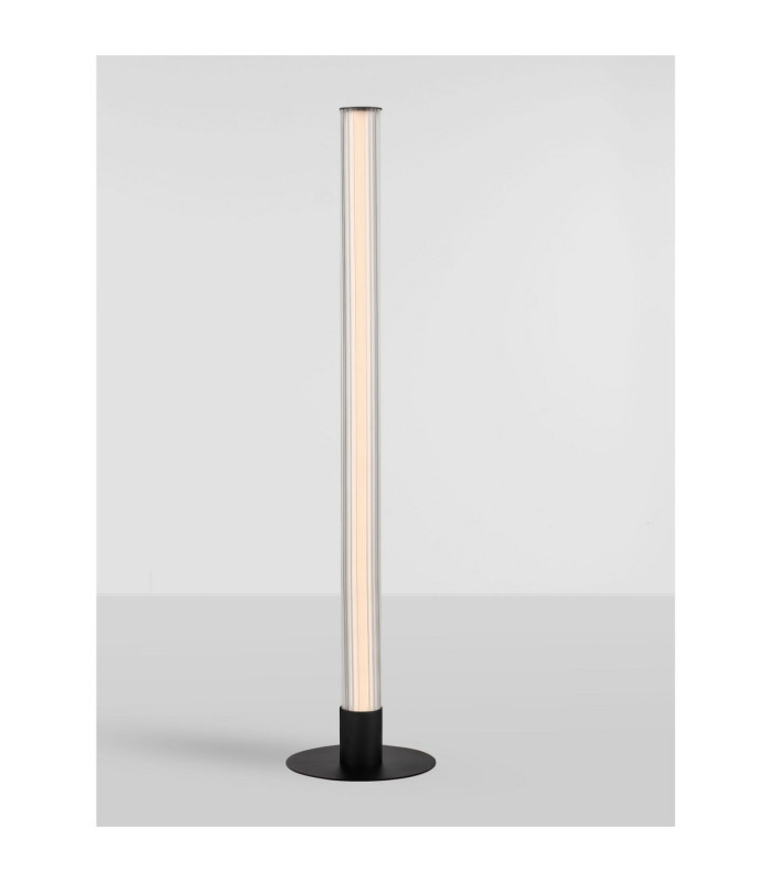 Glovia LED Integrated Floor Lamp Sandy Black Touch Dimmable LED 19W 971lm CCT 2700-3000K-4