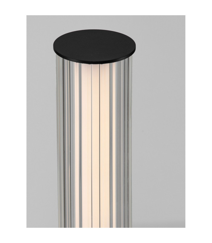 Glovia LED Integrated Floor Lamp Sandy Black Touch Dimmable LED 19W 971lm CCT 2700-3000K-6