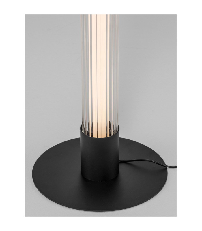 Glovia LED Integrated Floor Lamp Sandy Black Touch Dimmable LED 19W 971lm CCT 2700-3000K-7