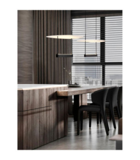 Diona Integrated LED Pendant Ceiling Light Sandy Black White Triac Dimmable LED 29W 1650lm 2700K-2