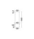 Diona Integrated LED Pendant Ceiling Light Sandy Black White Triac Dimmable LED 29W 1650lm 2700K-6