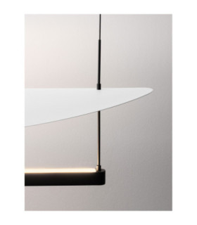Diona Integrated LED Pendant Ceiling Light Sandy Black White Triac Dimmable LED 81W 5160lm 2700K-2