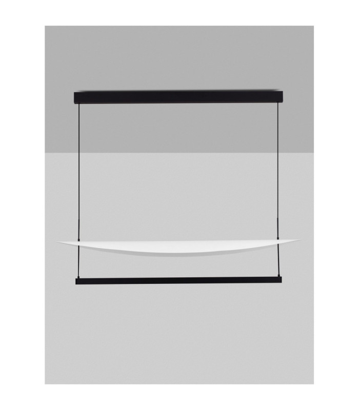 Diona Integrated LED Pendant Ceiling Light Sandy Black White Triac Dimmable LED 81W 5160lm 2700K-3