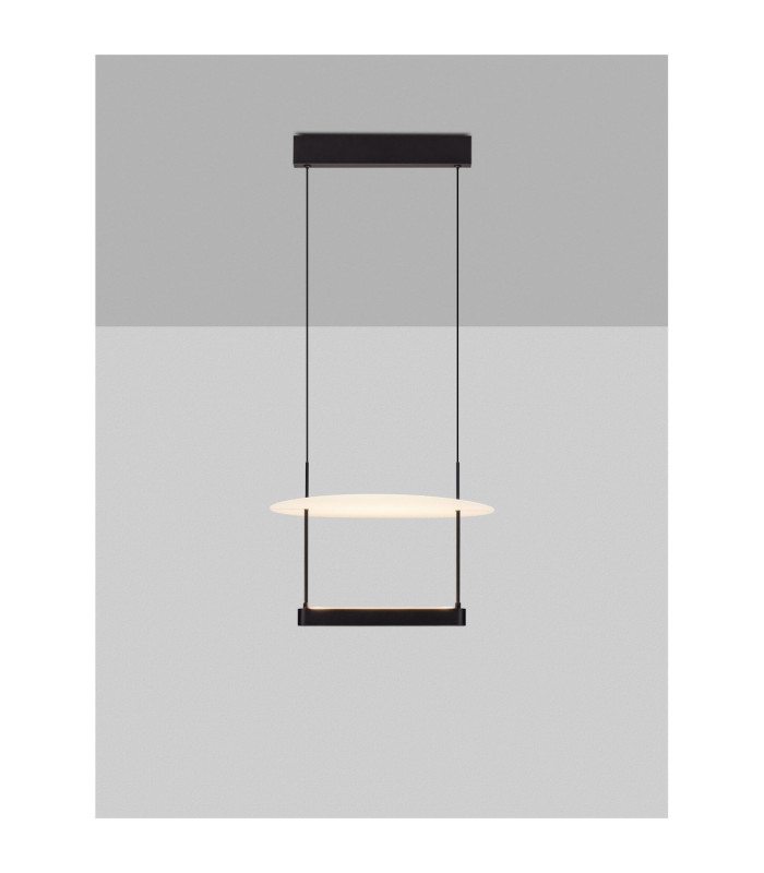 Diona Integrated LED Pendant Ceiling Light Sandy Black White Triac Dimmable LED 29W 1650lm 3000K-4