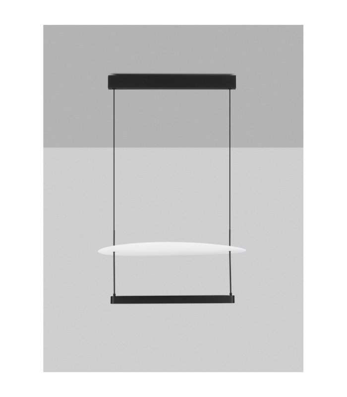 Diona Integrated LED Pendant Ceiling Light Sandy Black White Triac Dimmable LED 40W 2560lm 3000K-3