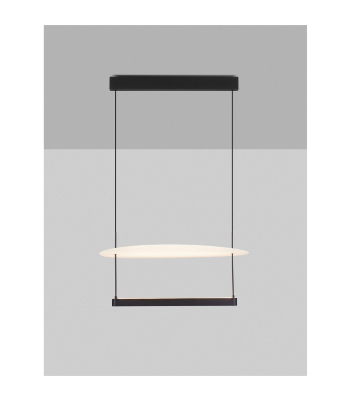 Diona Integrated LED Pendant Ceiling Light Sandy Black White Triac Dimmable LED 40W 2560lm 3000K-4