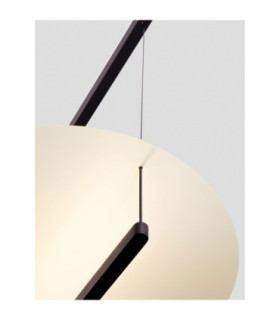 Diona Integrated LED Pendant Ceiling Light Sandy Black White Triac Dimmable LED 55W 3600lm 3000K-2