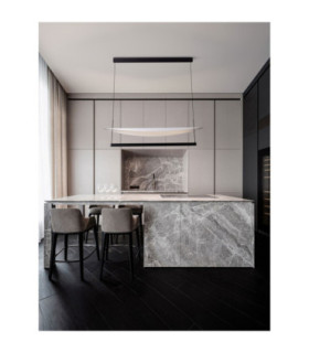 Diona Integrated LED Pendant Ceiling Light Sandy Black White Triac Dimmable LED 81W 5160lm 3000K-2