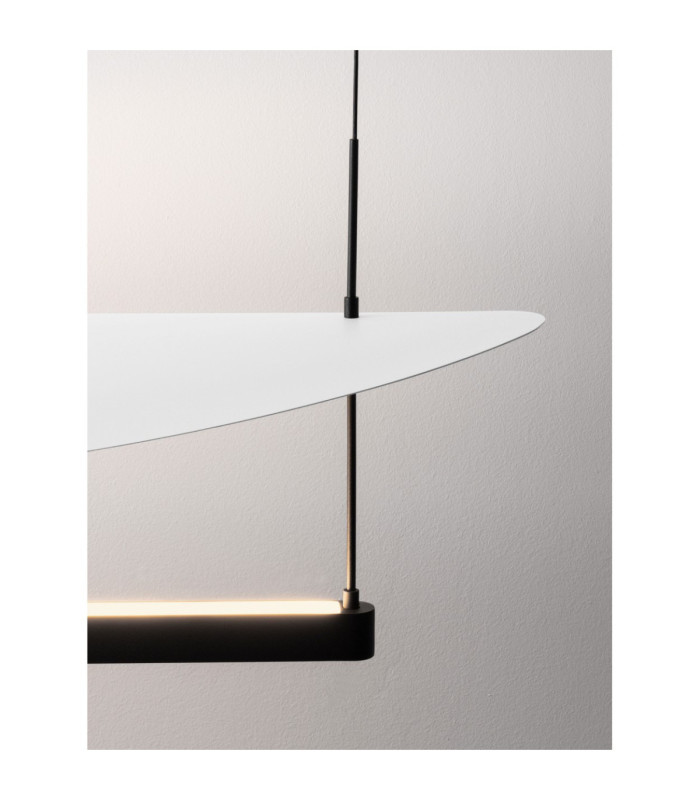 Diona Integrated LED Pendant Ceiling Light Sandy Black White Triac Dimmable LED 81W 5160lm 3000K-5