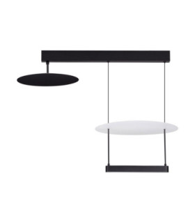 Diona Integrated LED Pendant Ceiling Light Sandy Black White Triac Dimmable LED 35W 2420lm 3000K-1