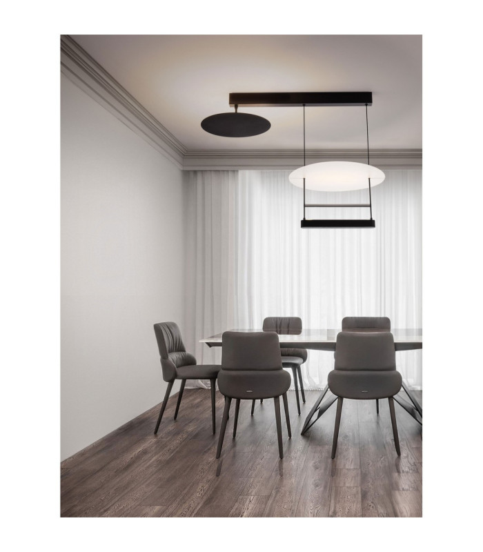 Diona Integrated LED Pendant Ceiling Light Sandy Black White Triac Dimmable LED 35W 2420lm 3000K-2