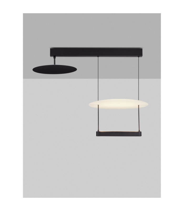 Diona Integrated LED Pendant Ceiling Light Sandy Black White Triac Dimmable LED 35W 2420lm 3000K-4