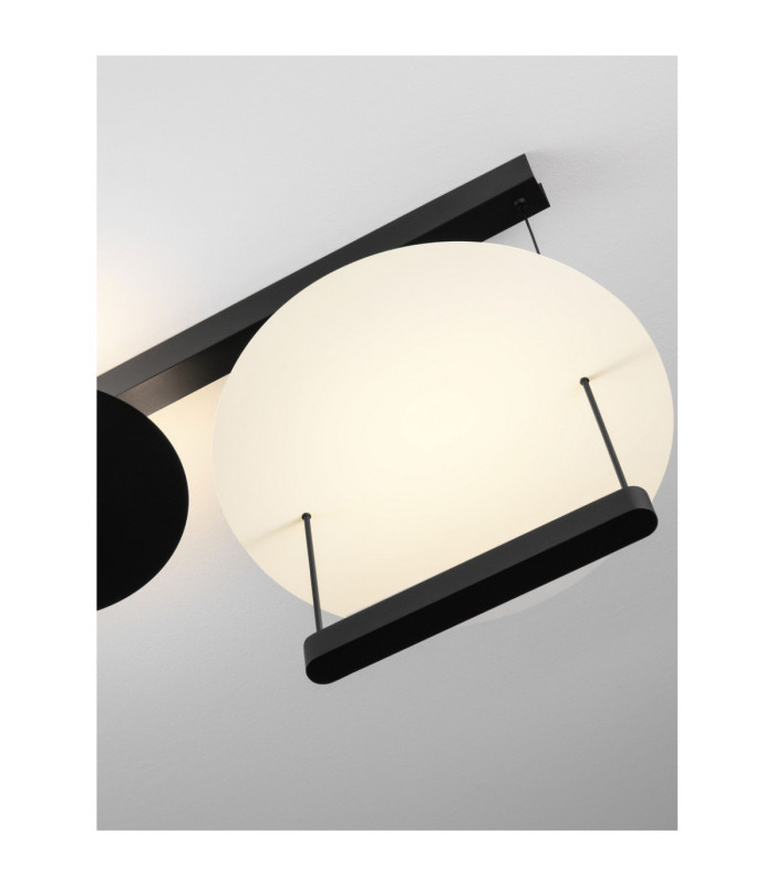 Diona Integrated LED Pendant Ceiling Light Sandy Black White Triac Dimmable LED 35W 2420lm 3000K-5
