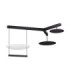 Diona Integrated LED Pendant Ceiling Light Sandy Black White Triac Dimmable LED 81 0W 5160lm 3000K-1