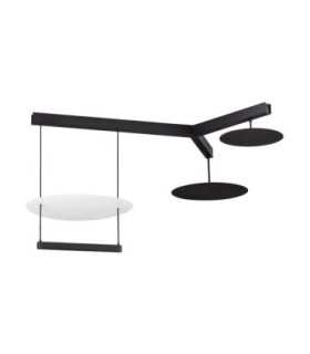 Diona Integrated LED Pendant Ceiling Light Sandy Black White Triac Dimmable LED 81 0W 5160lm 3000K-1