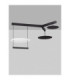 Diona Integrated LED Pendant Ceiling Light Sandy Black White Triac Dimmable LED 81 0W 5160lm 3000K-3