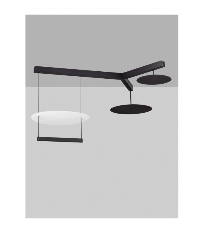 Diona Integrated LED Pendant Ceiling Light Sandy Black White Triac Dimmable LED 81 0W 5160lm 3000K-3