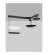 Diona Integrated LED Pendant Ceiling Light Sandy Black White Triac Dimmable LED 81 0W 5160lm 3000K-4