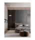 Olos 35cm Pendant Ceiling Light Sandy White Chrome Triac Dimmable LED 21W 918lm 3000K-2