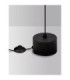Olos Integrated LED Pendant Ceiling Light Sandy White Chrome Dimmable LED 21W 918lm 3000K-5