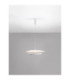 Olos Integrated LED Pendant Ceiling Light Sandy White Chrome Triac Dimmable LED 37W 1786lm 3000K-4
